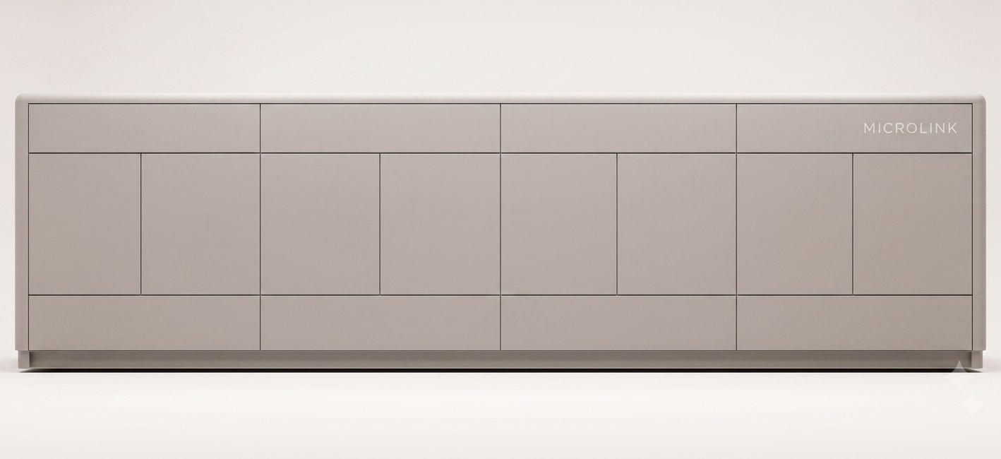 The three pod modules on a host partner site